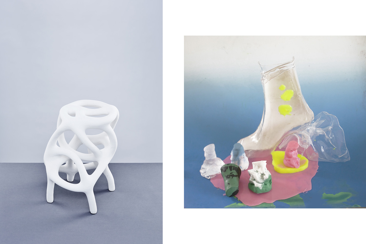 Piezas de Studioilio y Dom Sebastian, en Understanding Design 2018. 

