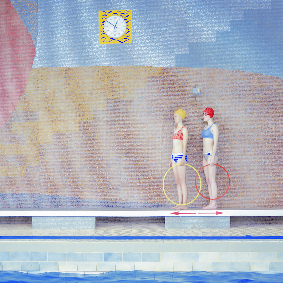 'Cirles' (2016), de la serie 'Swimming Pools', por Mária Švarbová.

