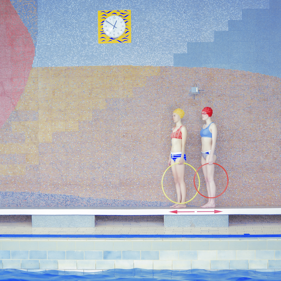 'Cirles' (2016), de la serie 'Swimming Pools', por Mária Švarbová.
