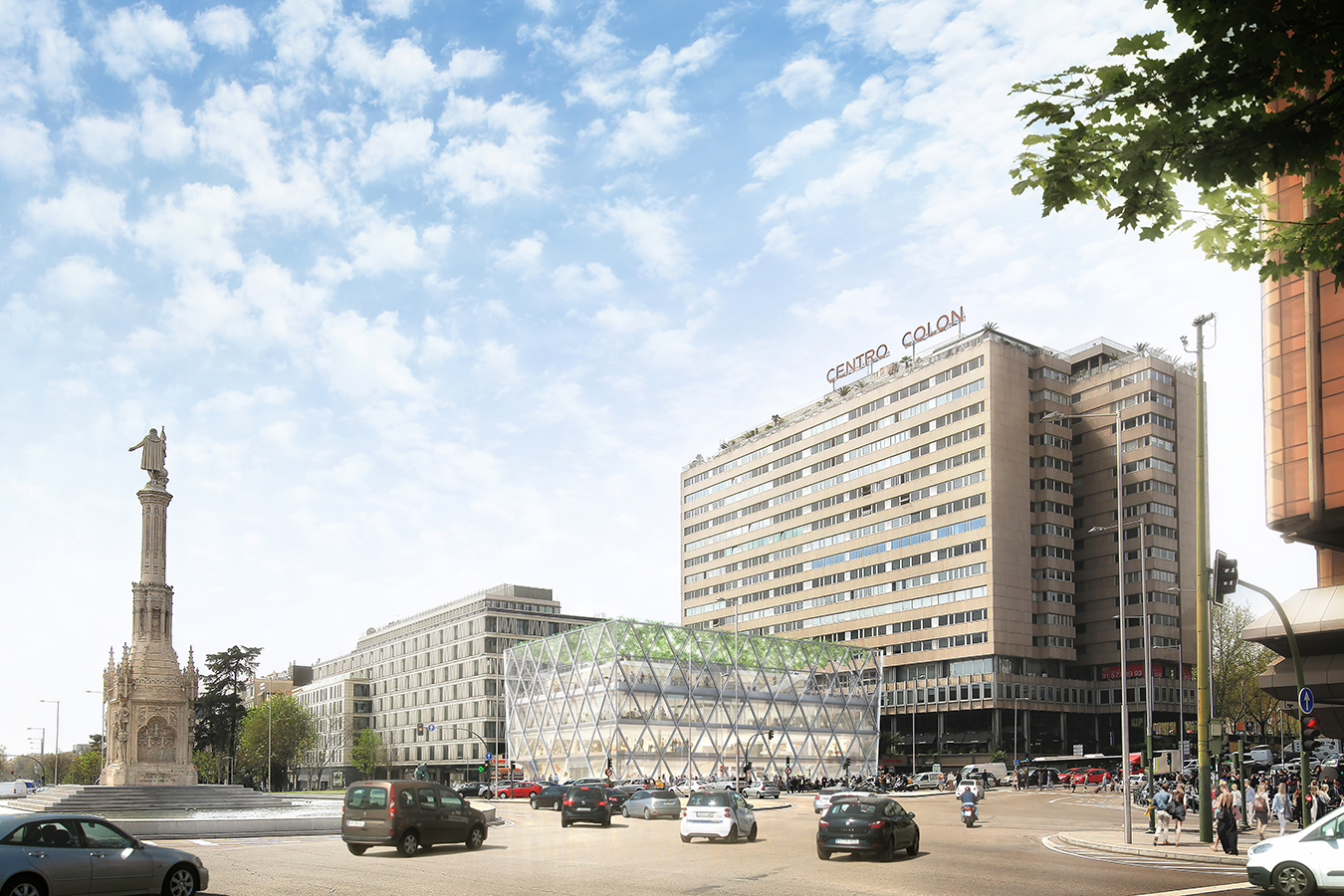 Así será Axis, el nuevo proyecto de Norman Foster en la Plaza de Colón de Madrid.