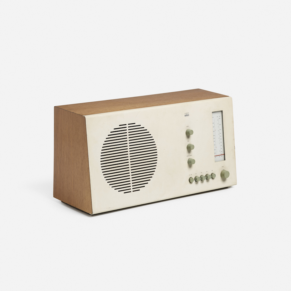 Radio RT. Diseño de Dieter Rams para Braun
