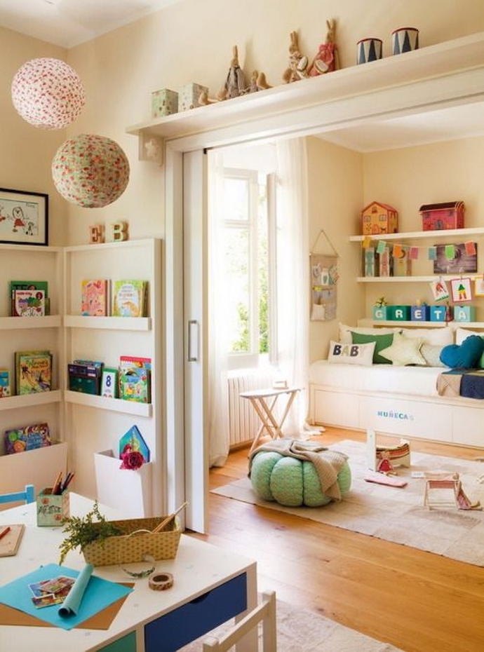 habitaciones infantiles en verano. Ventila