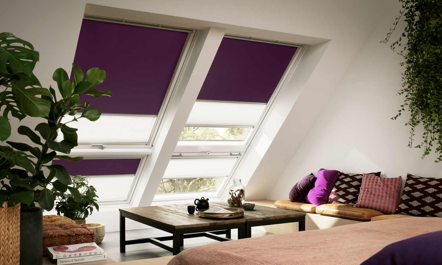  Cortinas de oscurecimiento DUO. [01] Oscuridad deseada