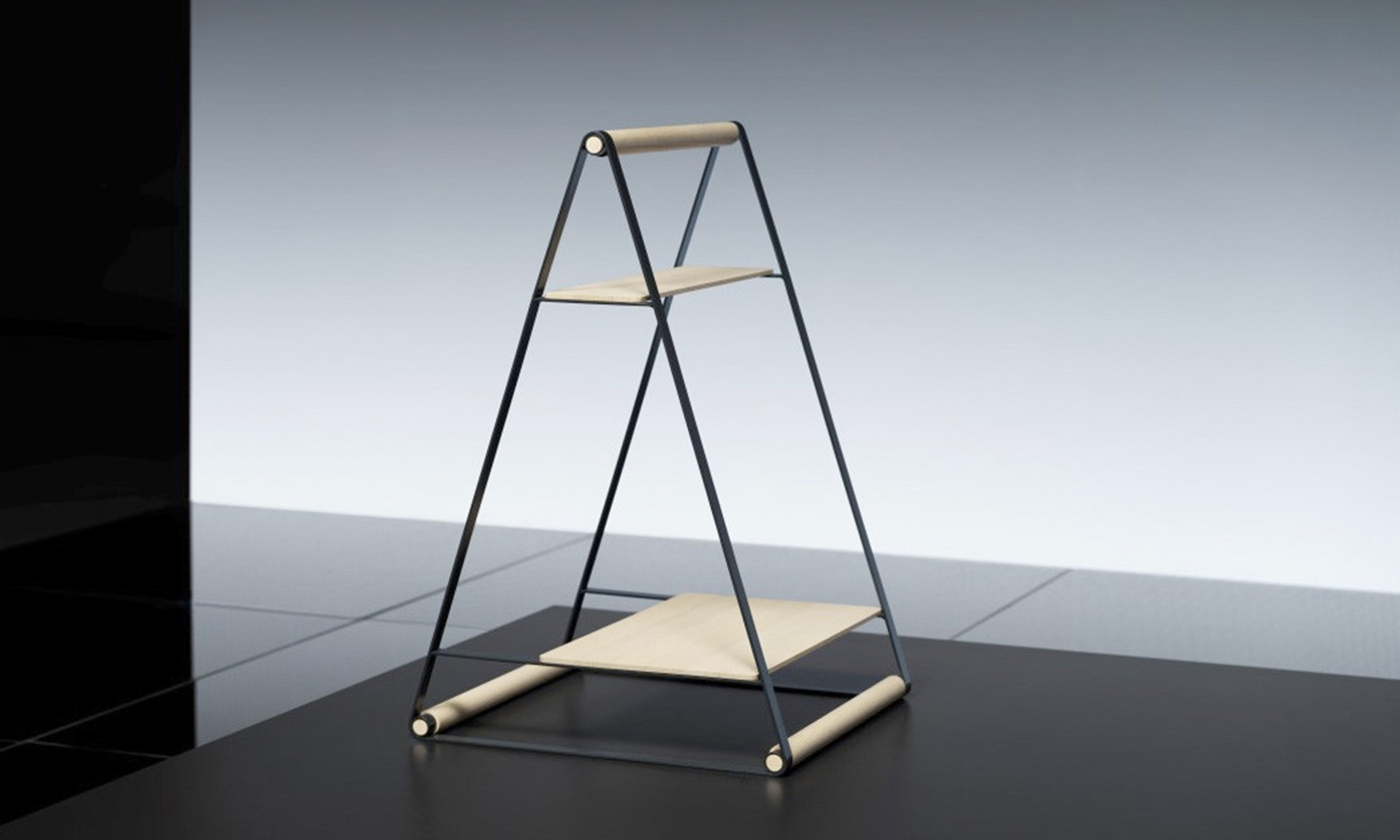 Los tubos de los muebles modulares ofrecen multitud de posibilidades.
