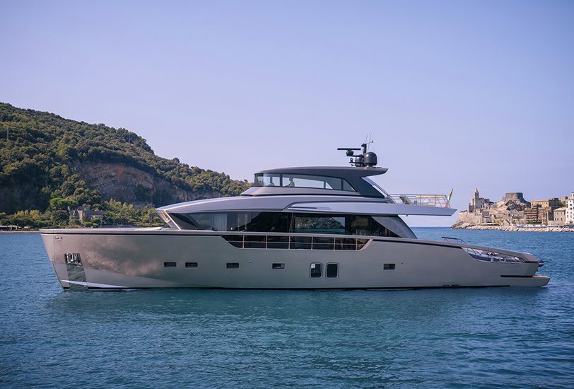 Yate SX76 de Sanlorenzo. 