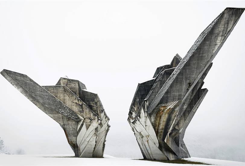 Miodrag Živković. Monumento a la Batalla de Sutjeska. 1965–71, Tjentište, Bosnia y Herzegovina