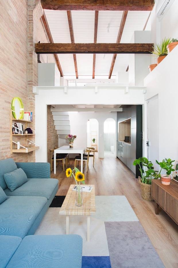 Casa Valencia Cabanyal General salón. 
