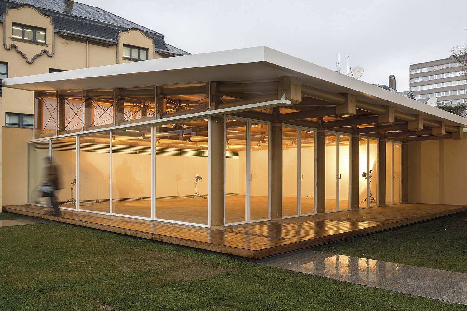 IE Paper Pavilion, de Shigeru Ban.
