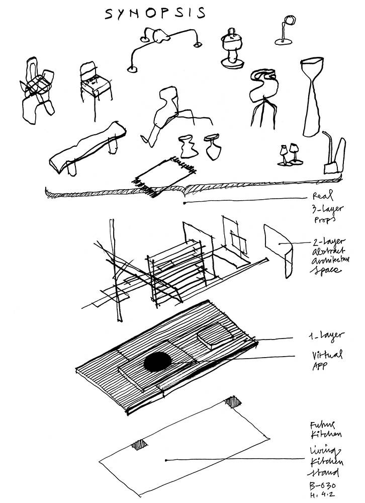Concepto de cocina futura de Alfredo Häberli para LivingKitchen.
