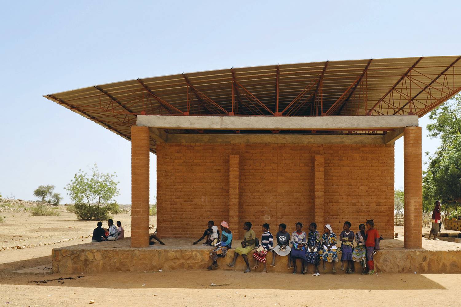 Ampliación de la escuela primaria en Gando, Burkina Faso.
