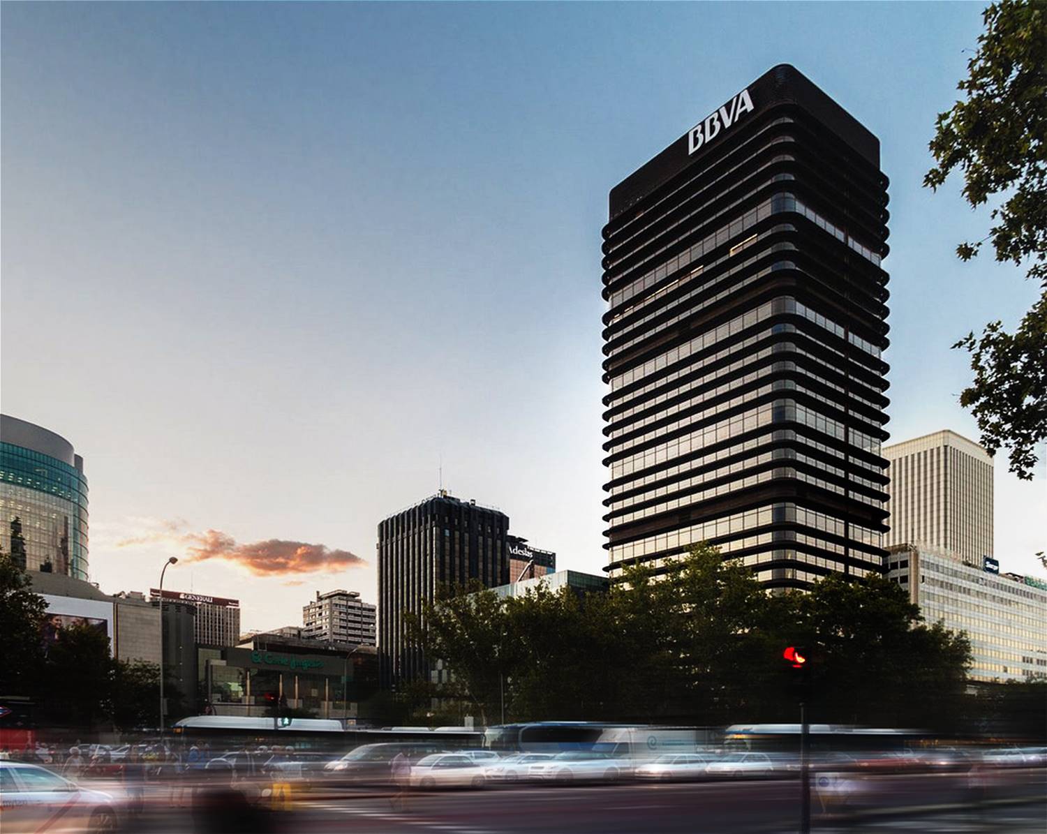 Torre del Banco de Bilbao.
