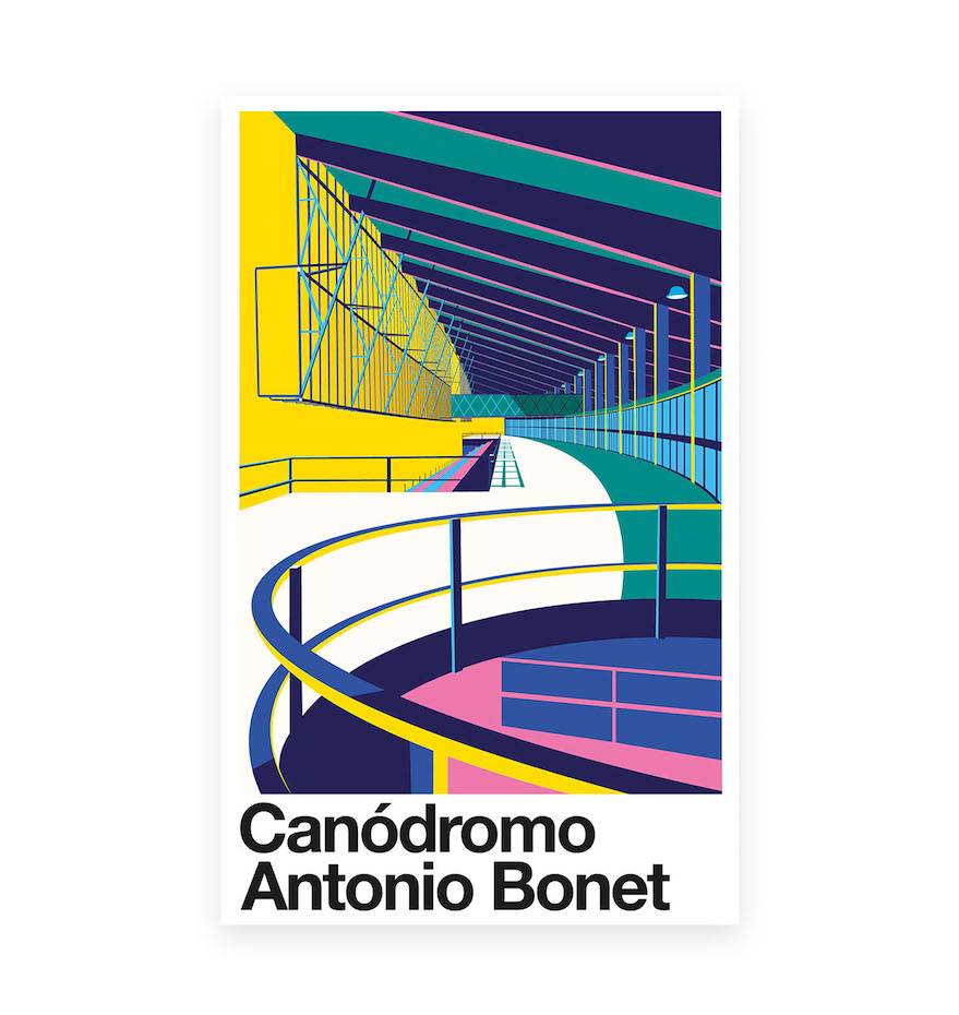 Canodromo de Meridiana de Antonio Bonet, por Santiago Restrepo.
