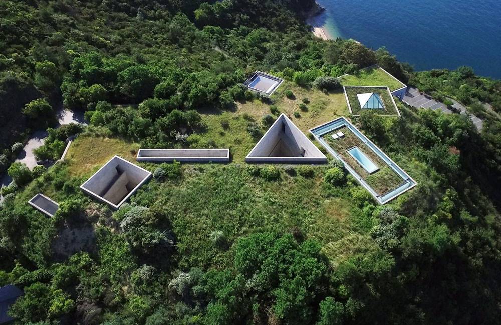 Museo de arte de Chichu, 2004, de Tadao Ando.