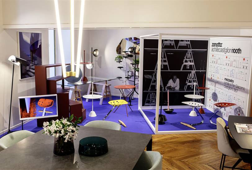 La exposición de Achille Castiglioni coincide con el 100 aniversario del nacimiento del diseñador. 