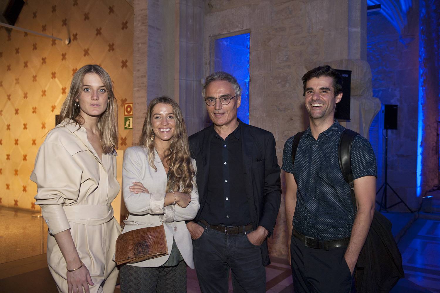 Andrea Navarro Golobart (izquierda), junto a otros integrantes del equipo GCA Architects: Marta Cusí, Ton Puig (socio fundador) y Lluis Guillem.