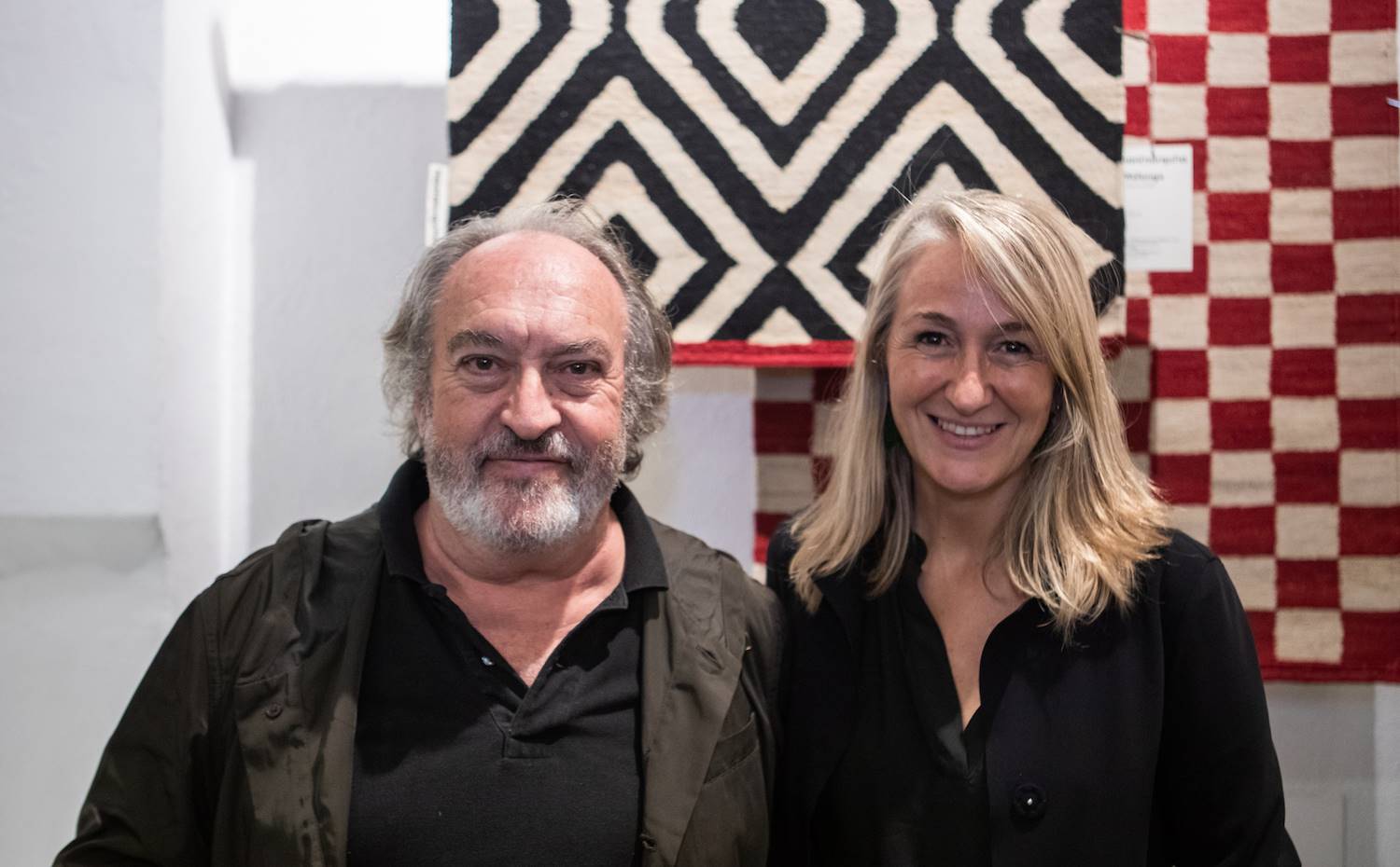 Fernando Salas y Soledad Lorenzo.. El interiorista Fernando Salas y Soledad Lorenzo, directora de la revista Arquitectura y Diseño.