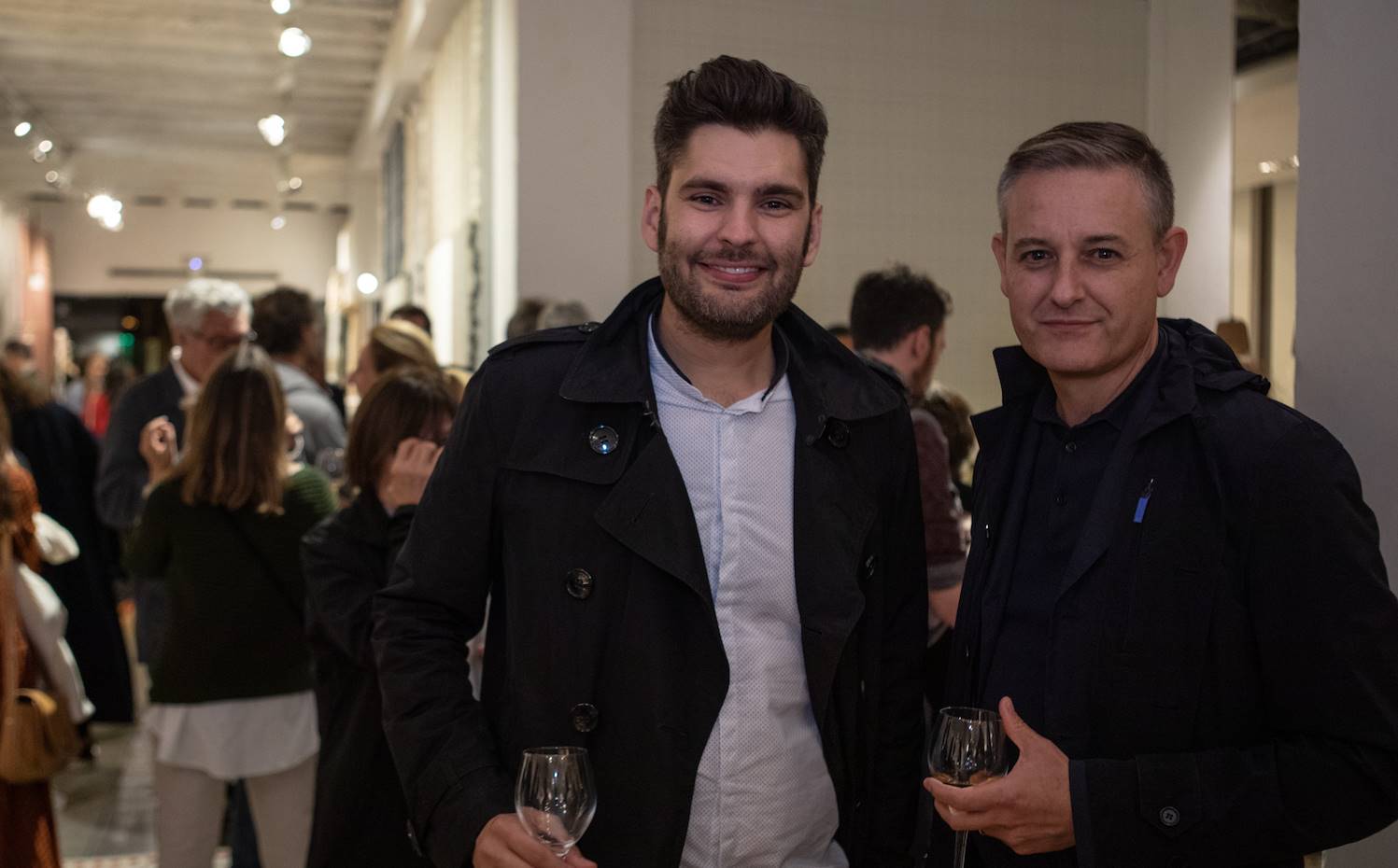 Jaime Prous y Mario Ruiz.. El arquitecto Jaime Prous junto al diseñador Mario Ruiz.