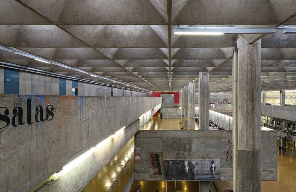 Facultad de arquitectura y urbanismo de São Paulo, de Vilanova Artigas y Carlos Cascaldi