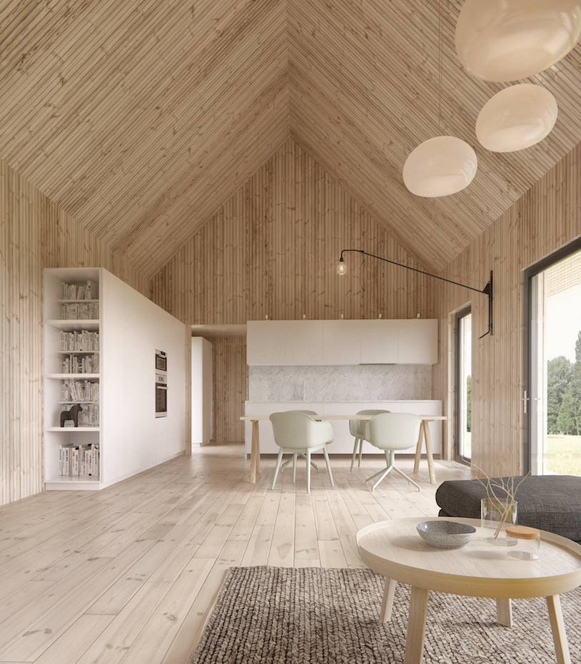 Casas de madera modernas