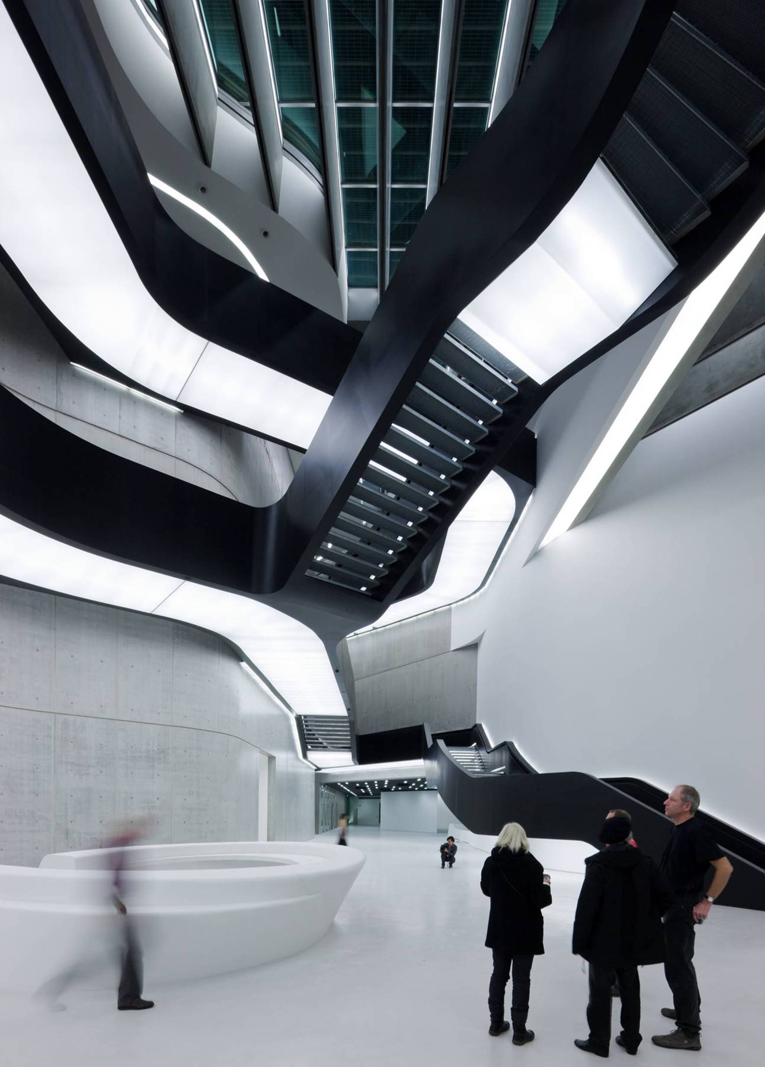 Interior del Museo MAXXI de Roma.