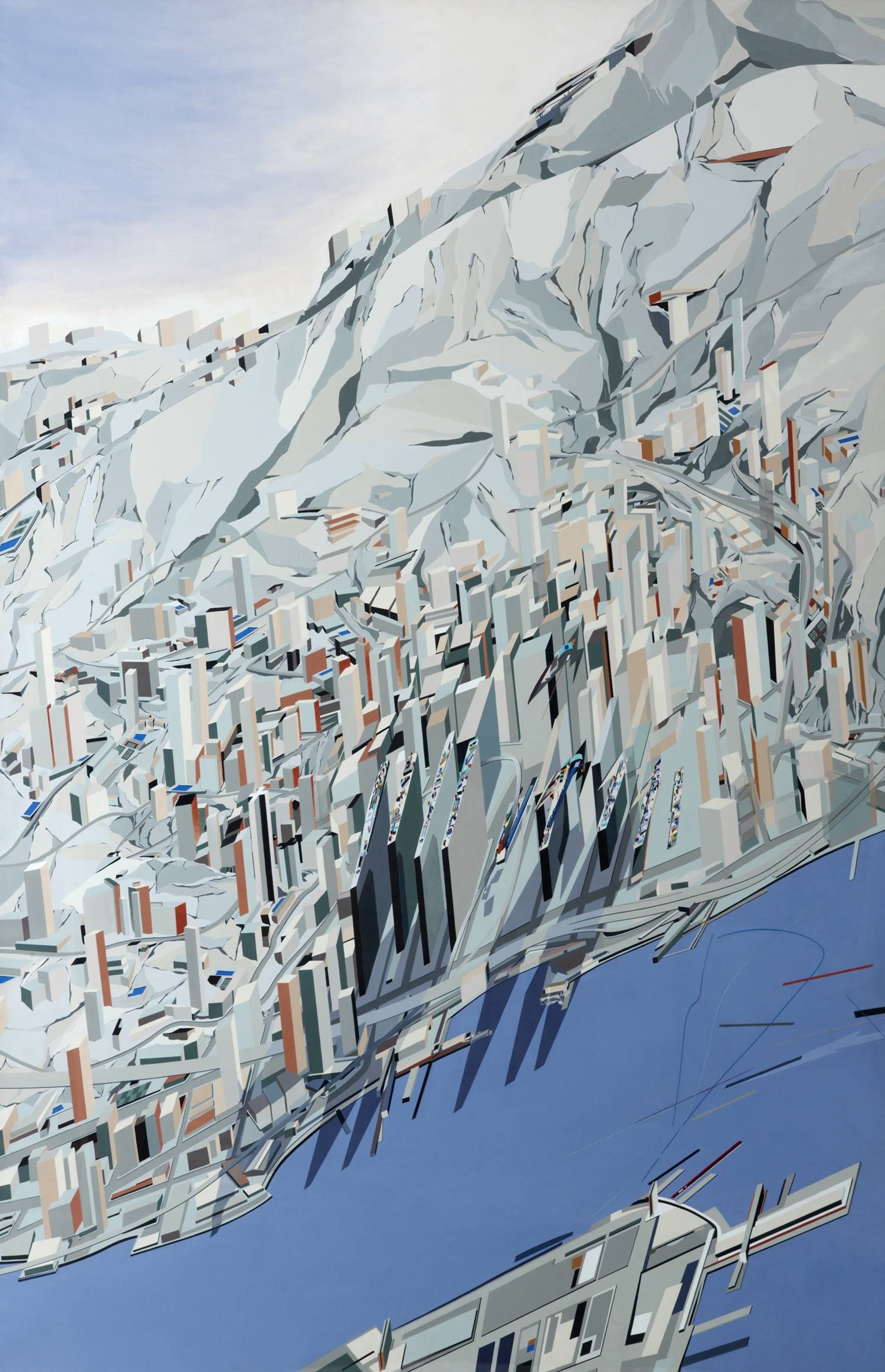 Pintura para el proyecto “The Peak Leisure Club”.