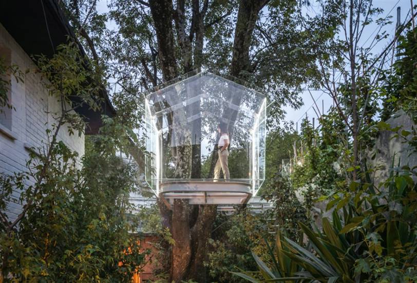 Cabaña en el árbol, por Gerardo Broissin