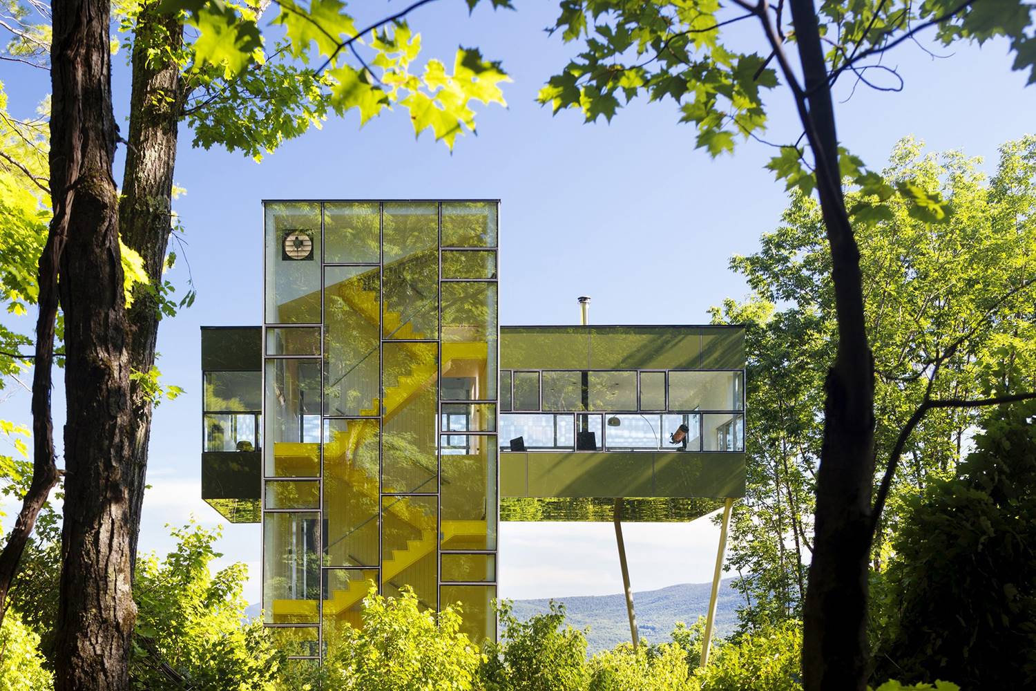 casas en arboles GLUCK  Tower House 01 Warchol. 