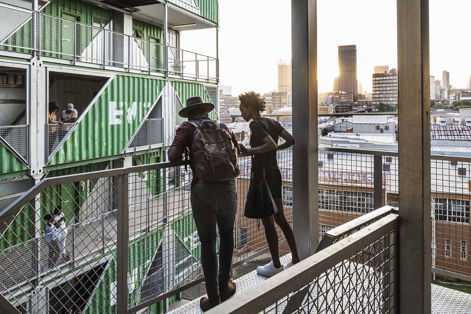 El proyecto responde al deseo de la generación post-apartheid de recuperar el centro urbano de Johannesburgo.
