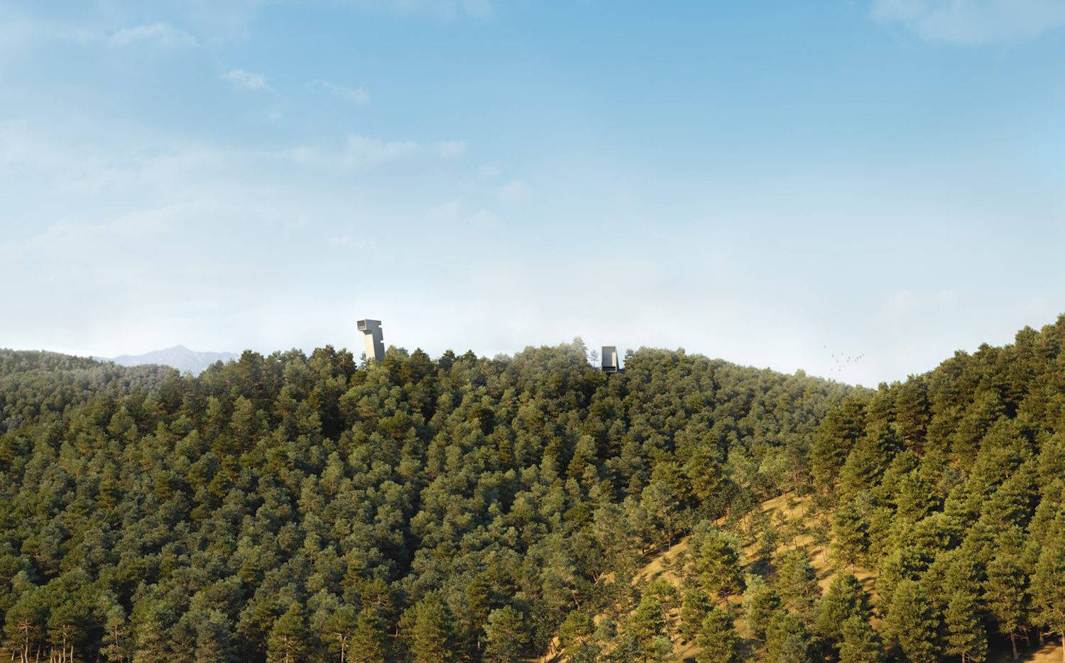 Torre de observación. Saya Park, en Corea del Sur, Carlos Castanheira y Álvaro Siza