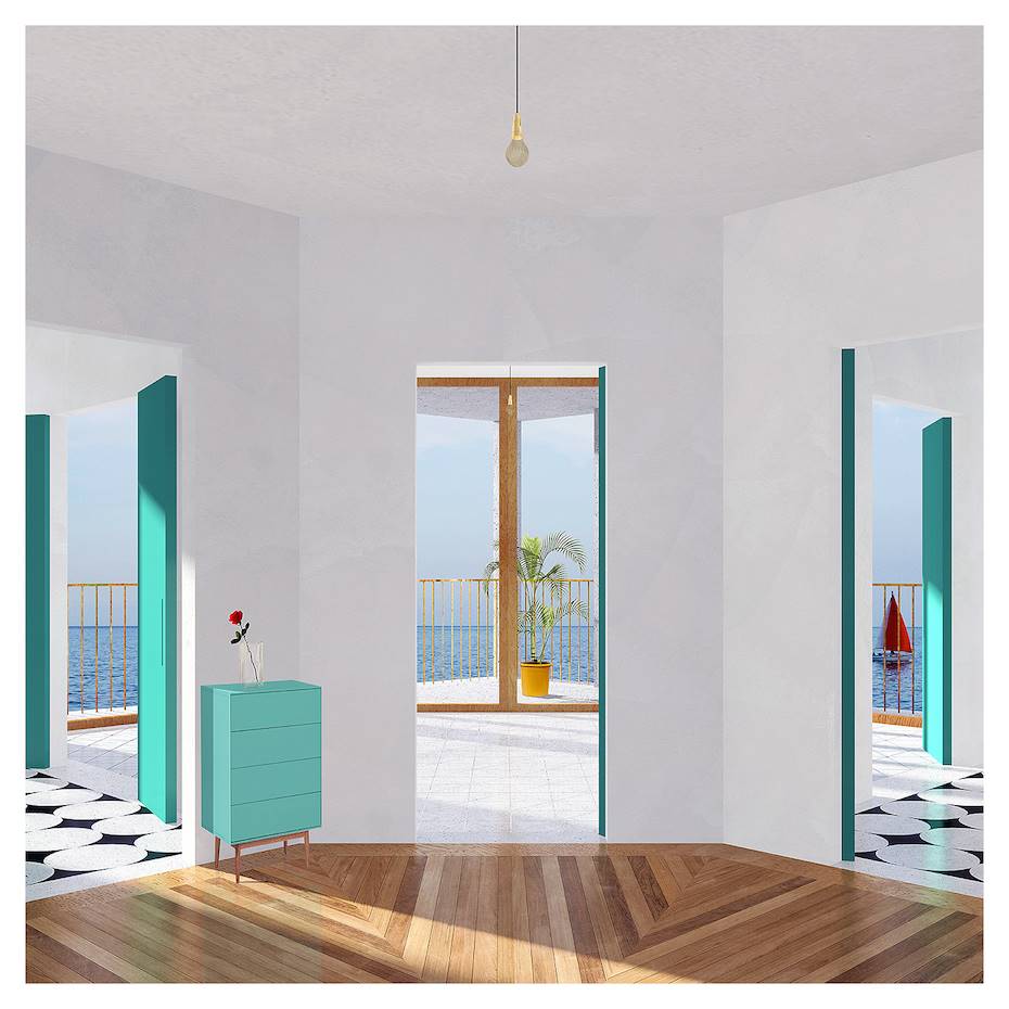 Collective housing I ( Apartement hall), de João Carlos Alves.
