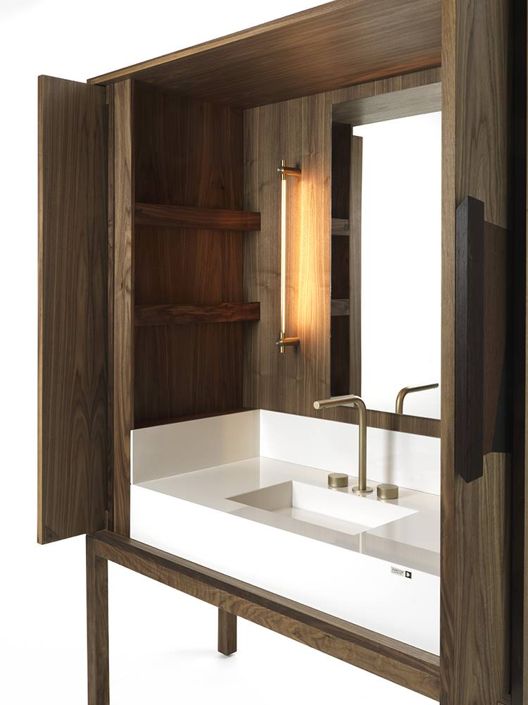 Credenza de baño DeKauri, de Daniel Germani.
