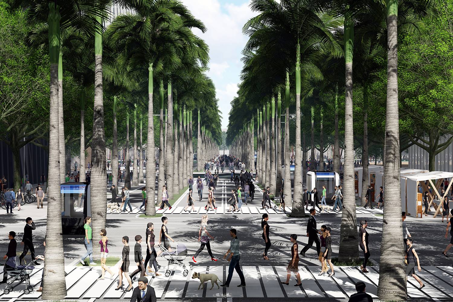 El nuevo centro urbano en Shenzhen de Vicente Guallart tendrá una zona libre de vehículos.