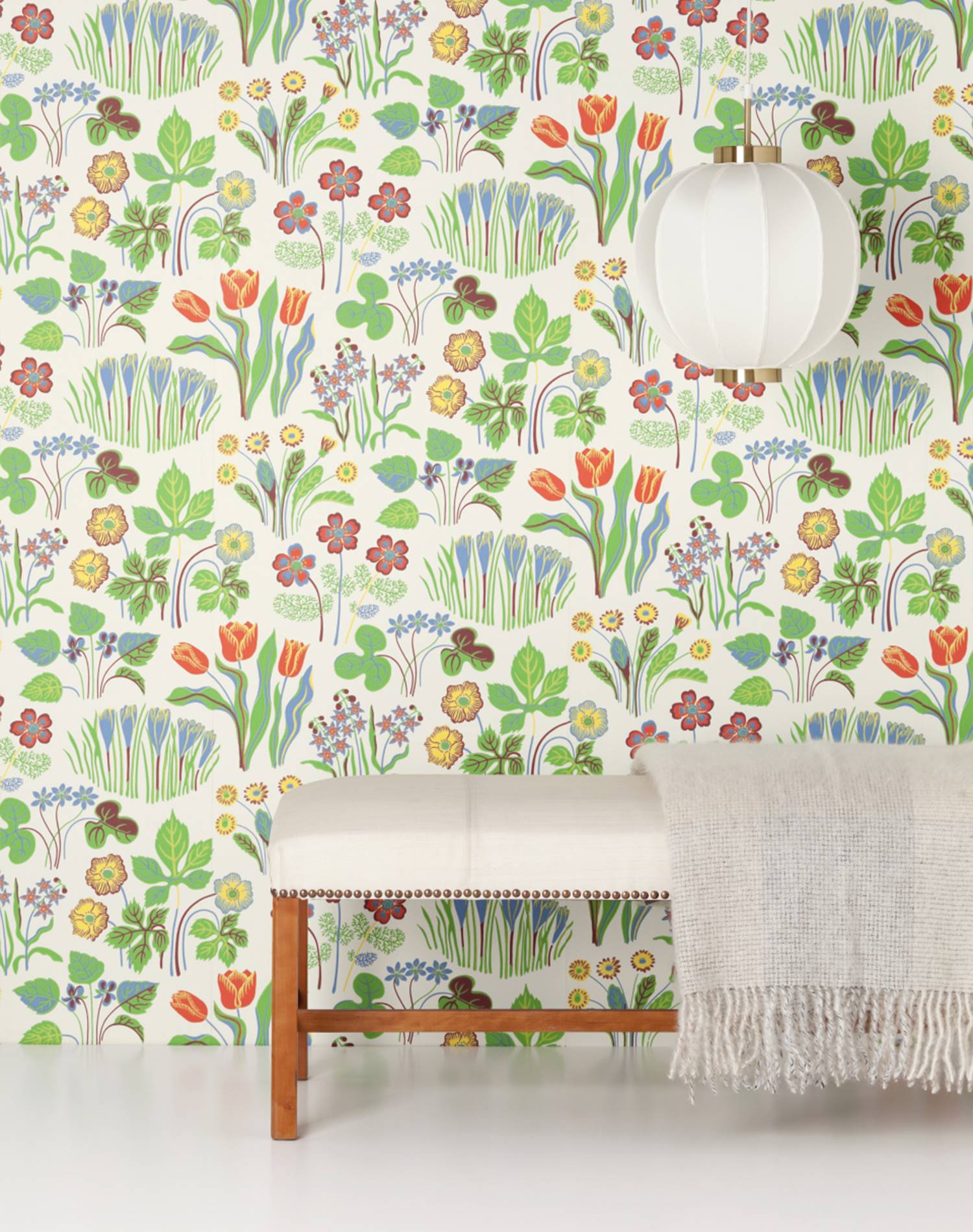  Papel con motivos vegetales de Josef Frank.