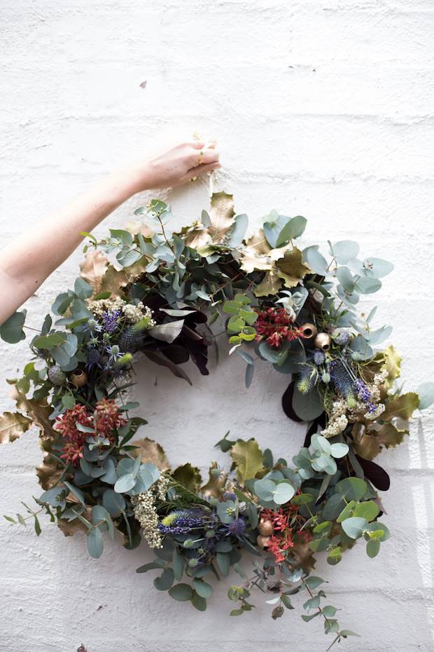 Compartir 33+ imagen adornos de navidad con flores secas