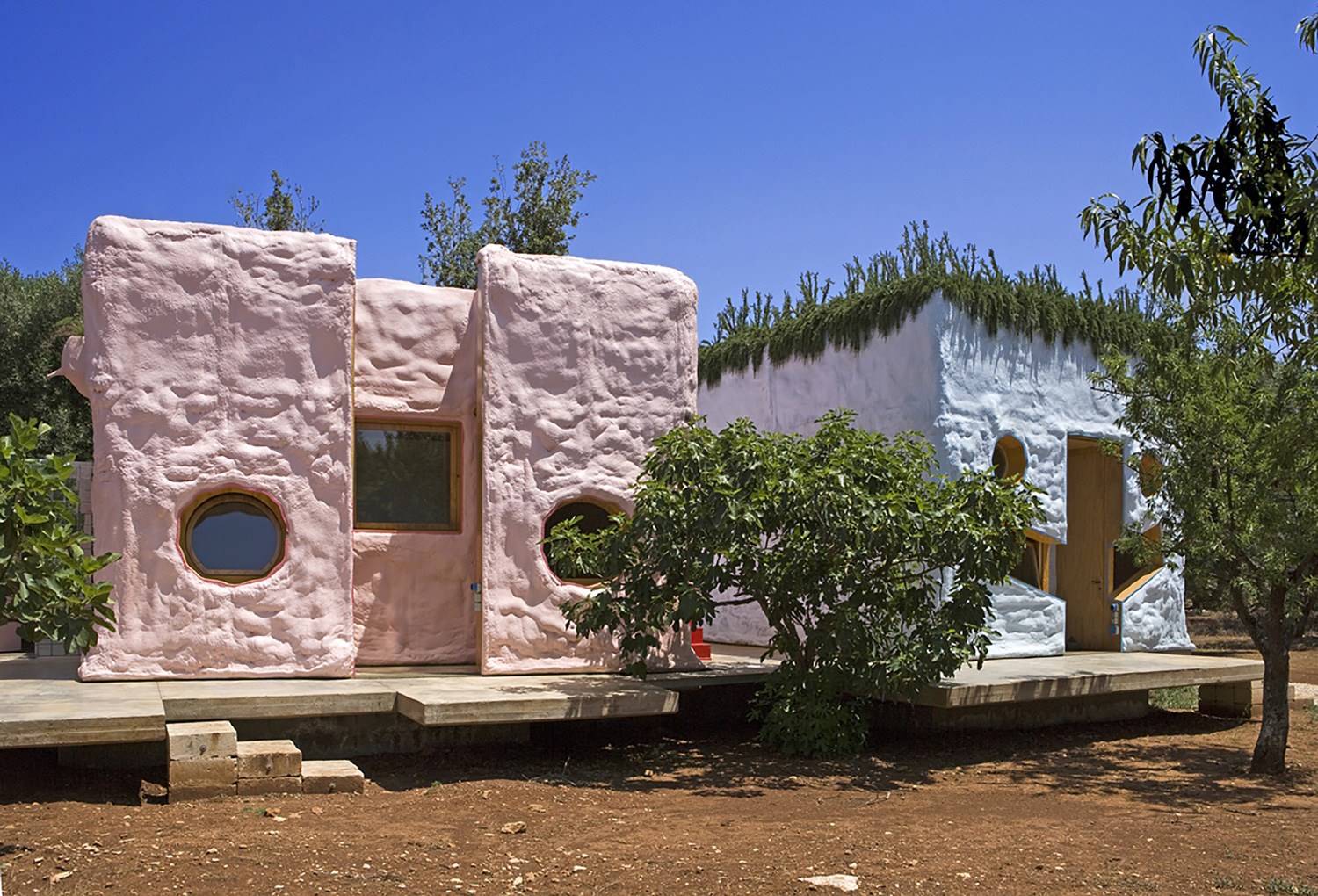 Casas Pescetrullo en Puglia, por Gaetano Pesce y Studio Talent.