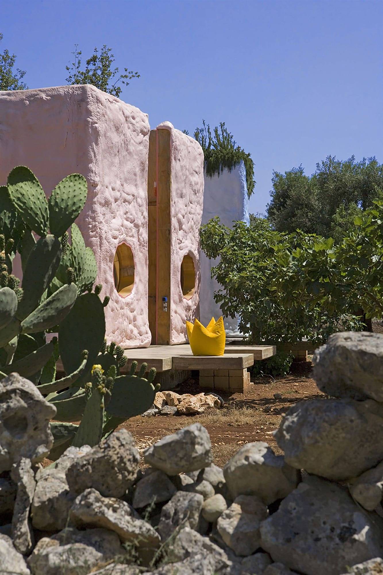 Casas Pescetrullo en Puglia, por Gaetano Pesce y Studio Talent.