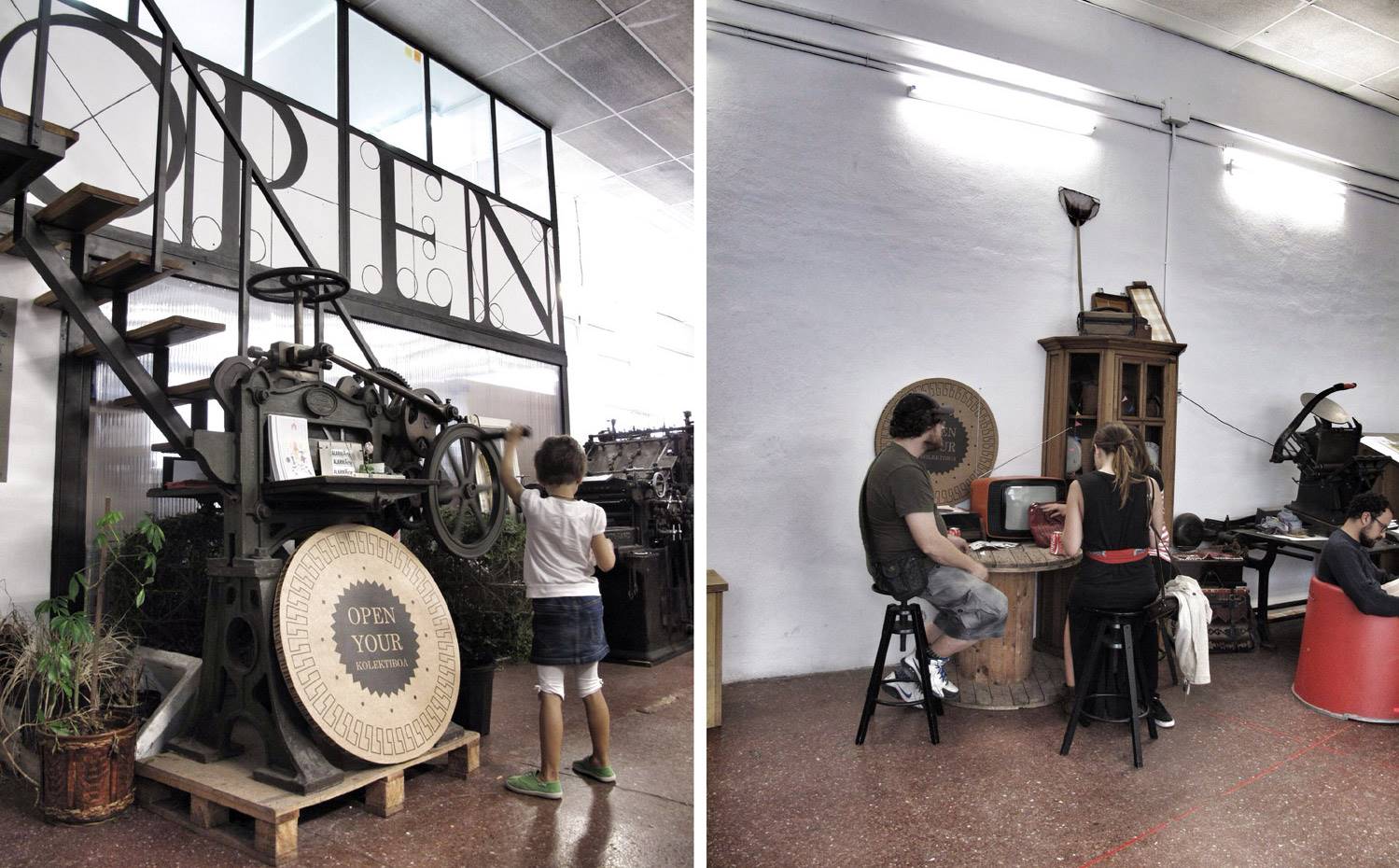 Open your Sormena en la antigua fábrica de galletas de Bilbao.