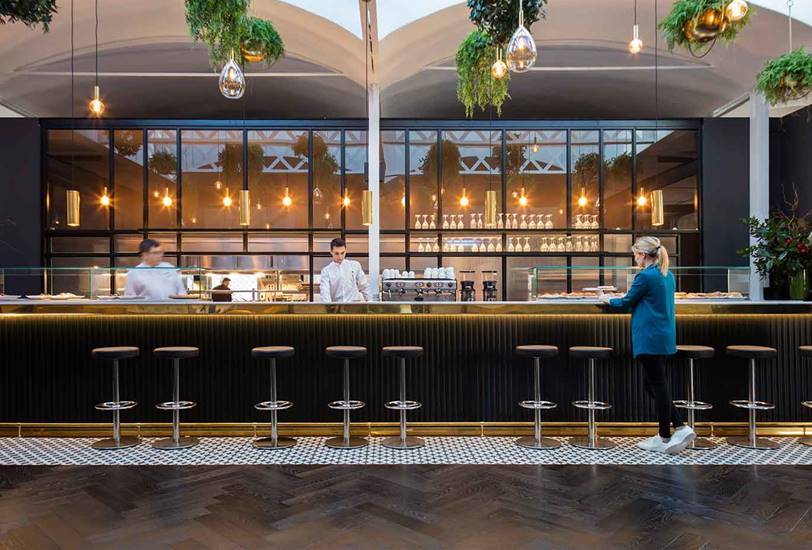 El restaurante pretende aportar ese lugar donde reposar lo vivido en el museo.