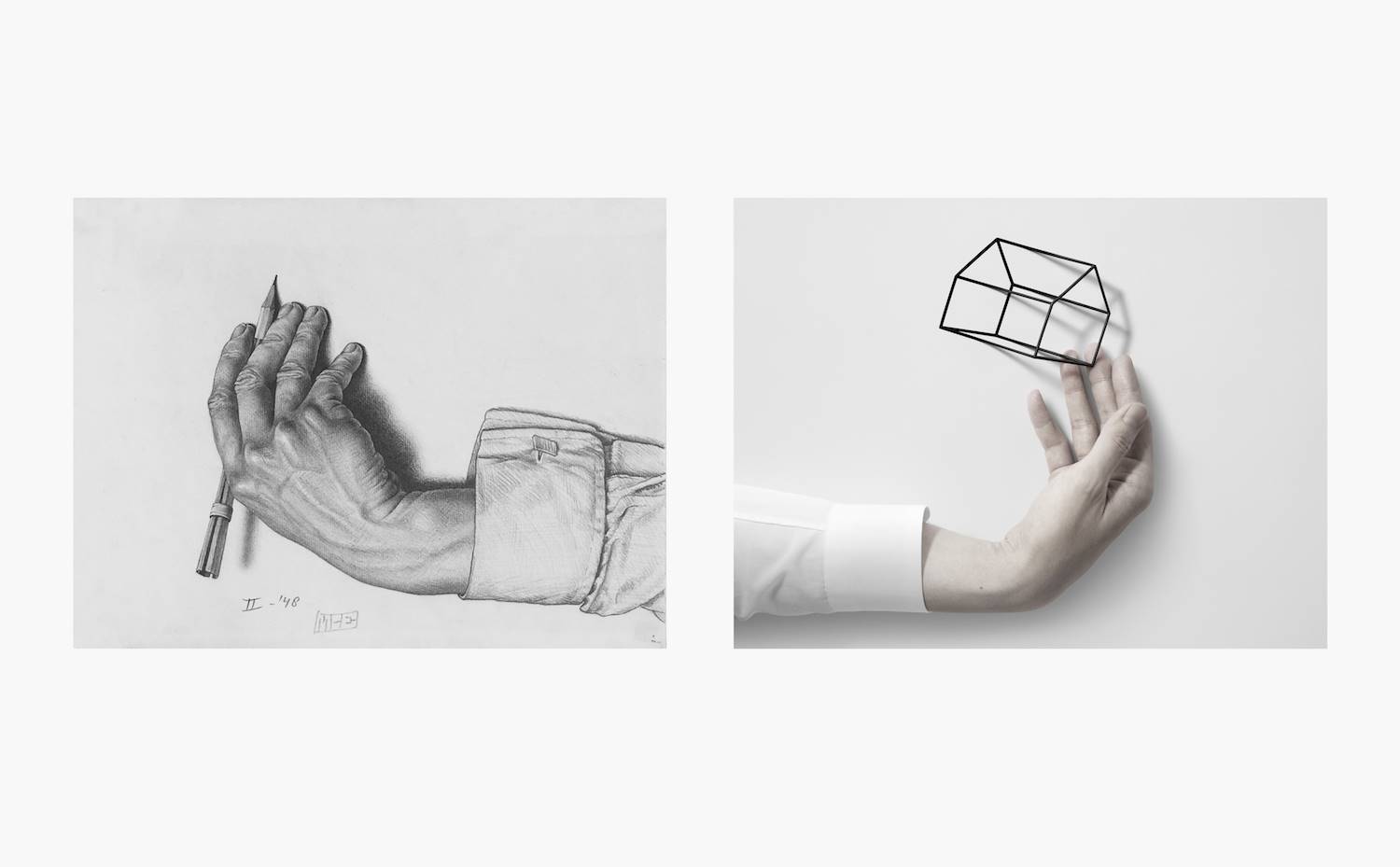 La casa es el elemento escogido por nendo para hacer de nexo entre todos los espacios de esta muestra