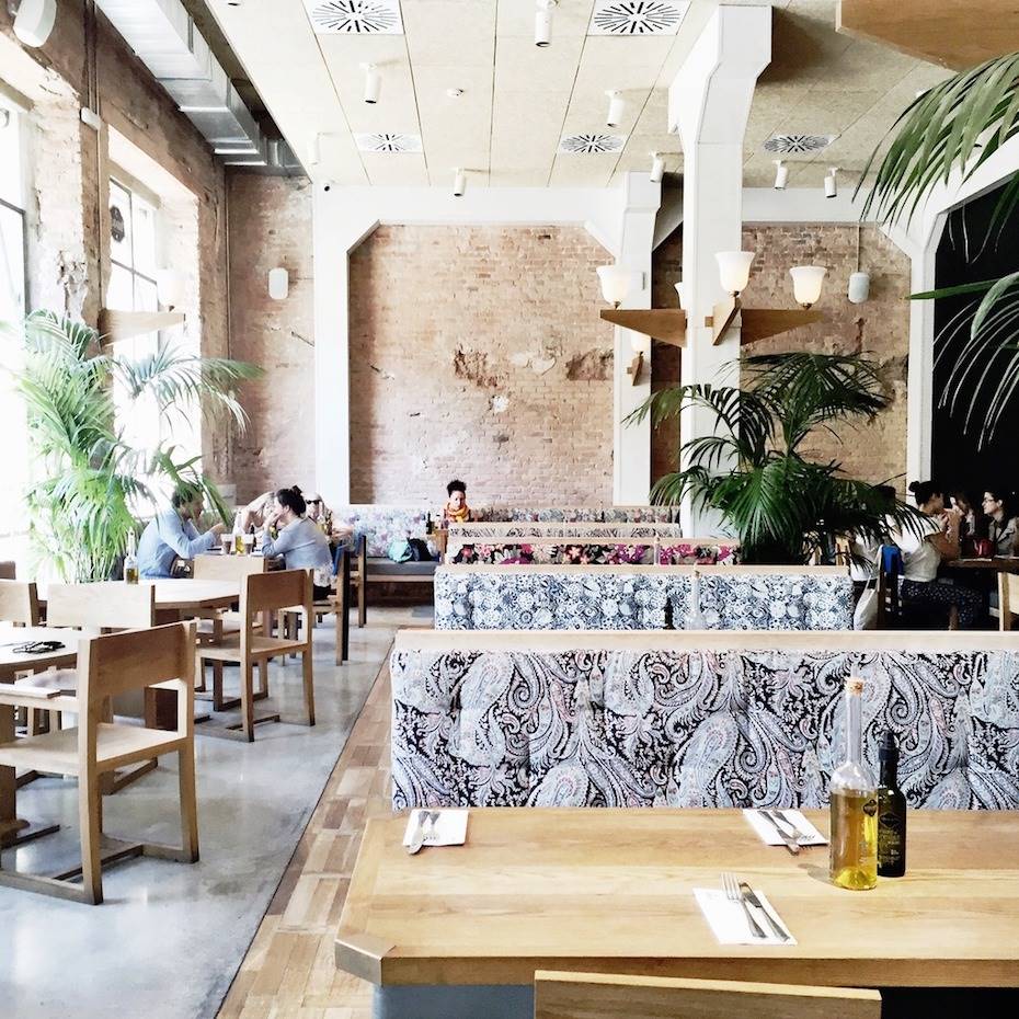 Restaurante Flax & Kale de Barcelona.