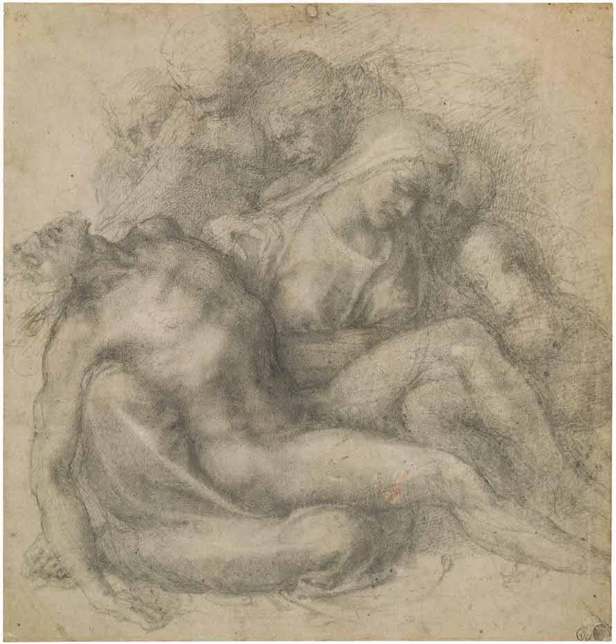 Lamentación sobre Cristo muerto. Michelangelo Buonarotti (1532-3)