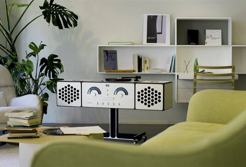 Radiofonógrafo RR126, diseño de Achille Castiglioni para Brionvega