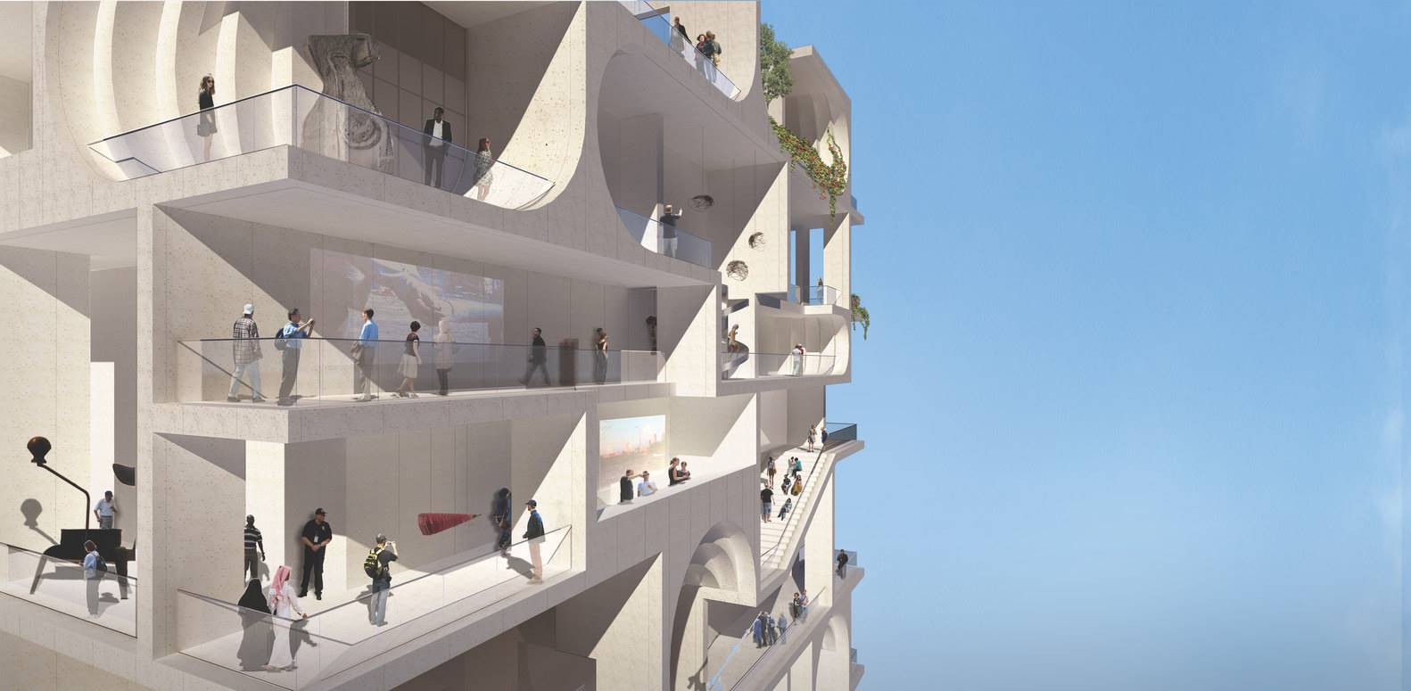 Estructura exterior del museo.