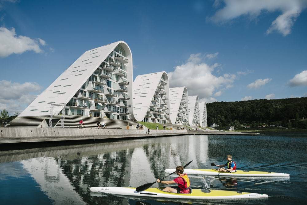 The Wave, por Henning Larsen Architects, es uno de los nuevos exponentes de la arquitectura nórdica.