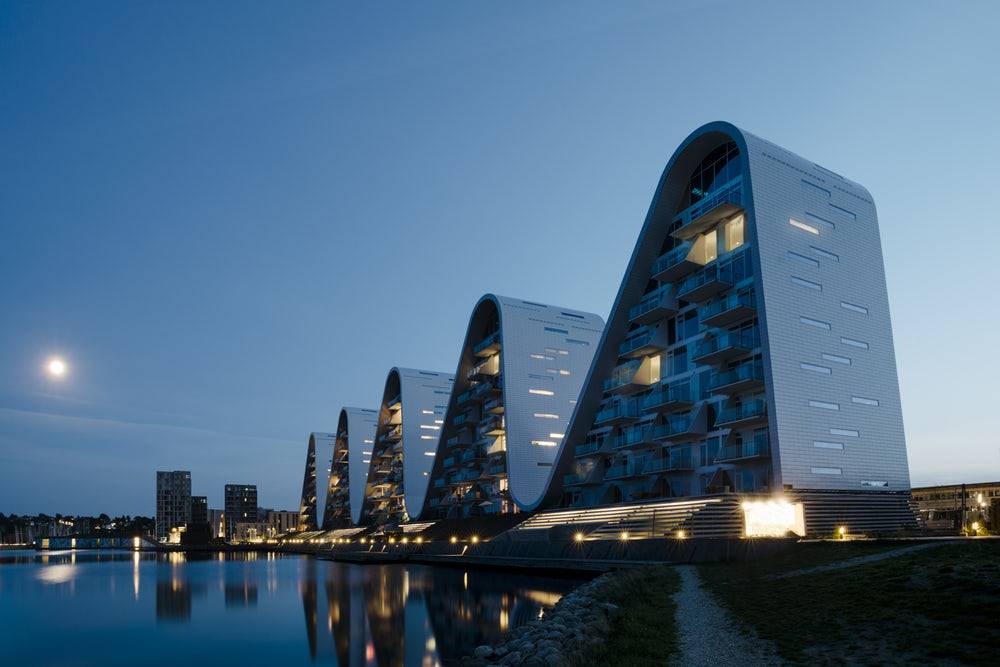 The Wave se inspira en las formas onduladas de la ópera de Sídney.