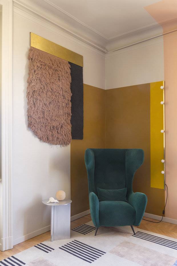 Alfombra de pared de CC Tapis. Como antaño: en la pared