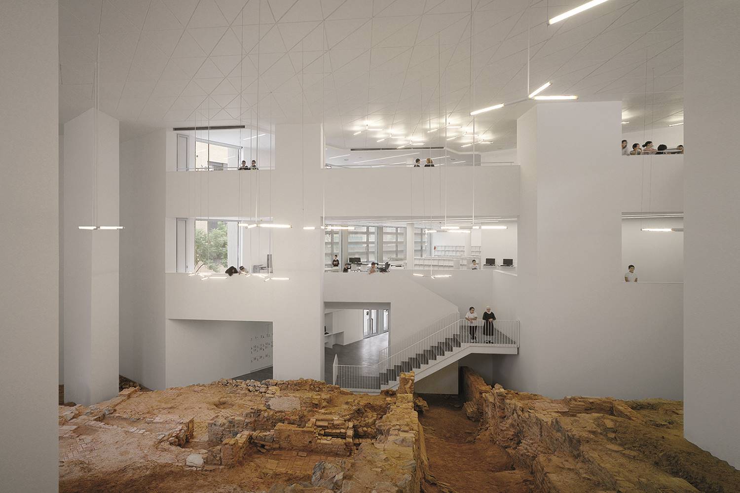 Cevisama Biblioteca pública de Ceuta, Paredes Pedrosa Arquitectos.