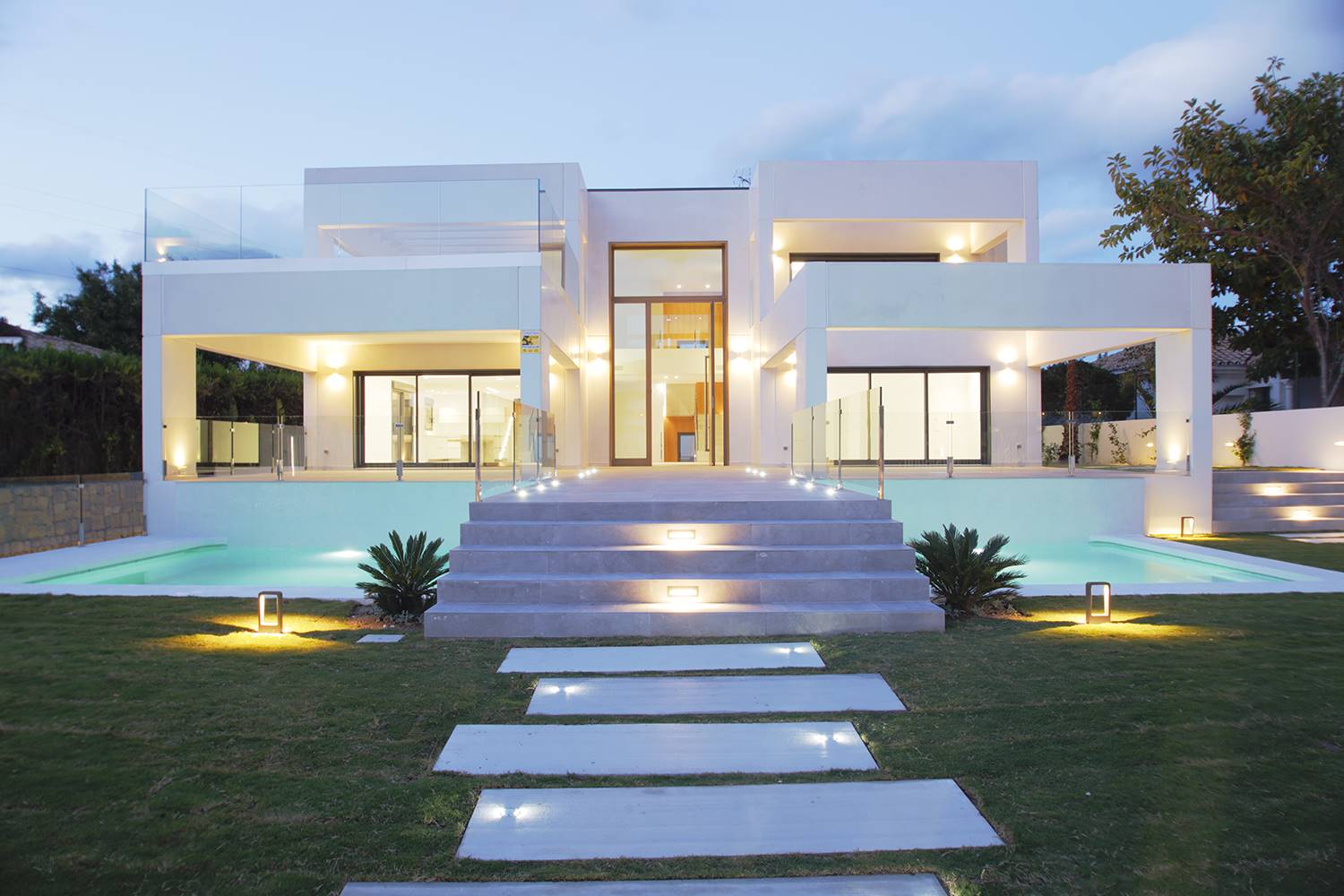 Esta casa en Guadalmina (Málaga), de 600 metros cuadrados, se levantó en solo quince días.