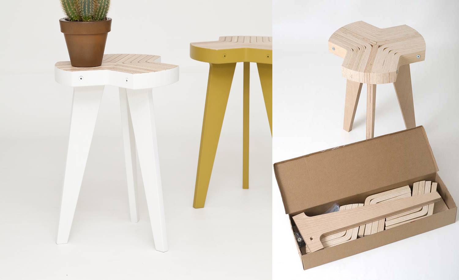 Taburete Offset de Giorgio Biscaro