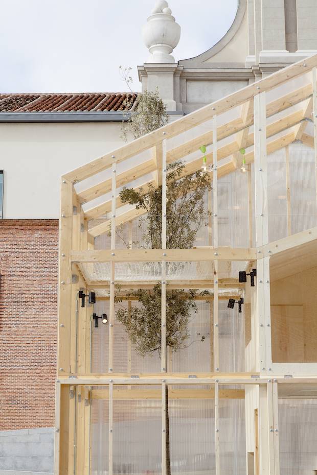 Vista de parte de la instalación creada por el estudio de arquitectura MYCC